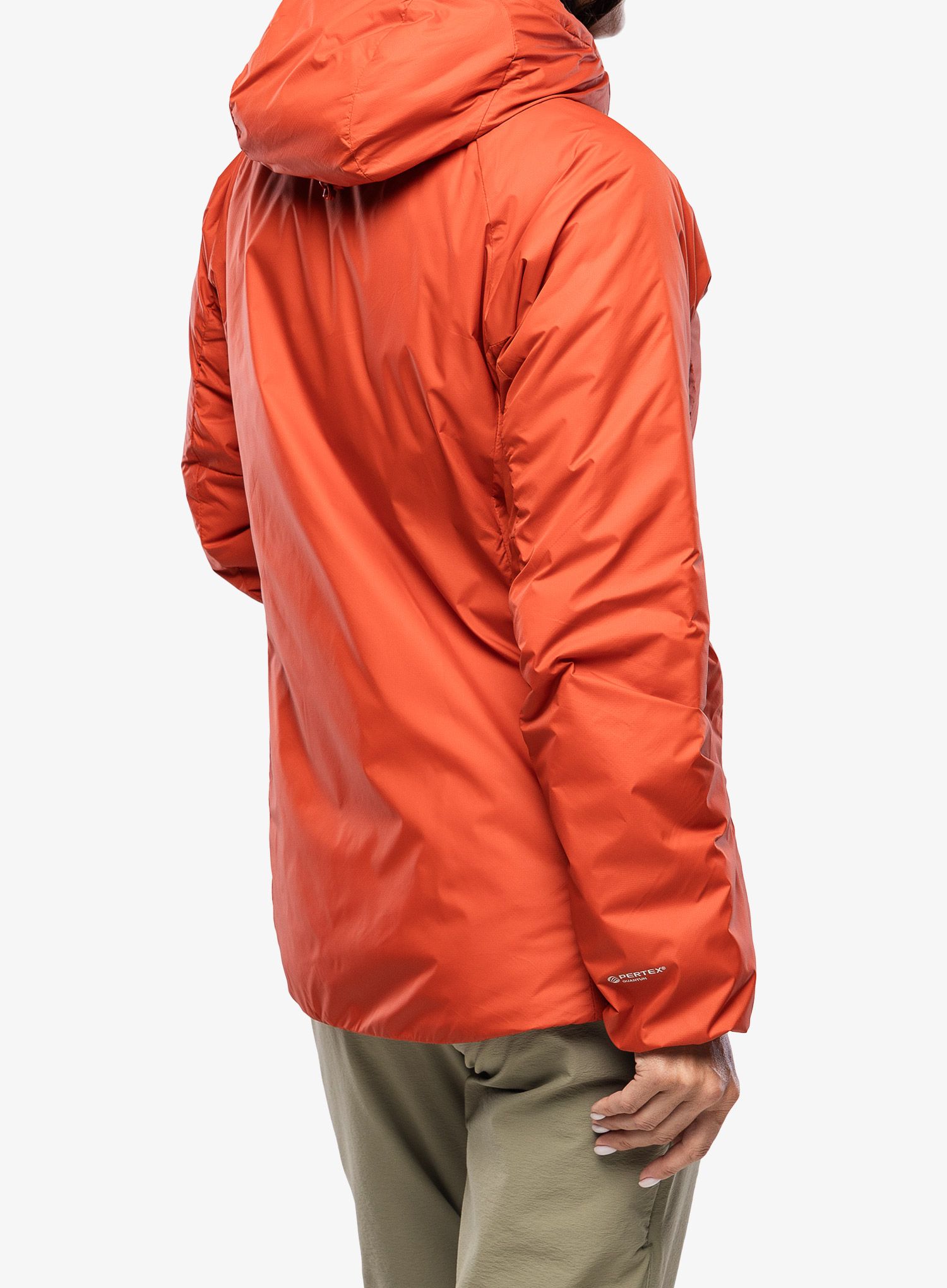 Zateplená bunda dámska Montane Respond Hoodie - saffron red