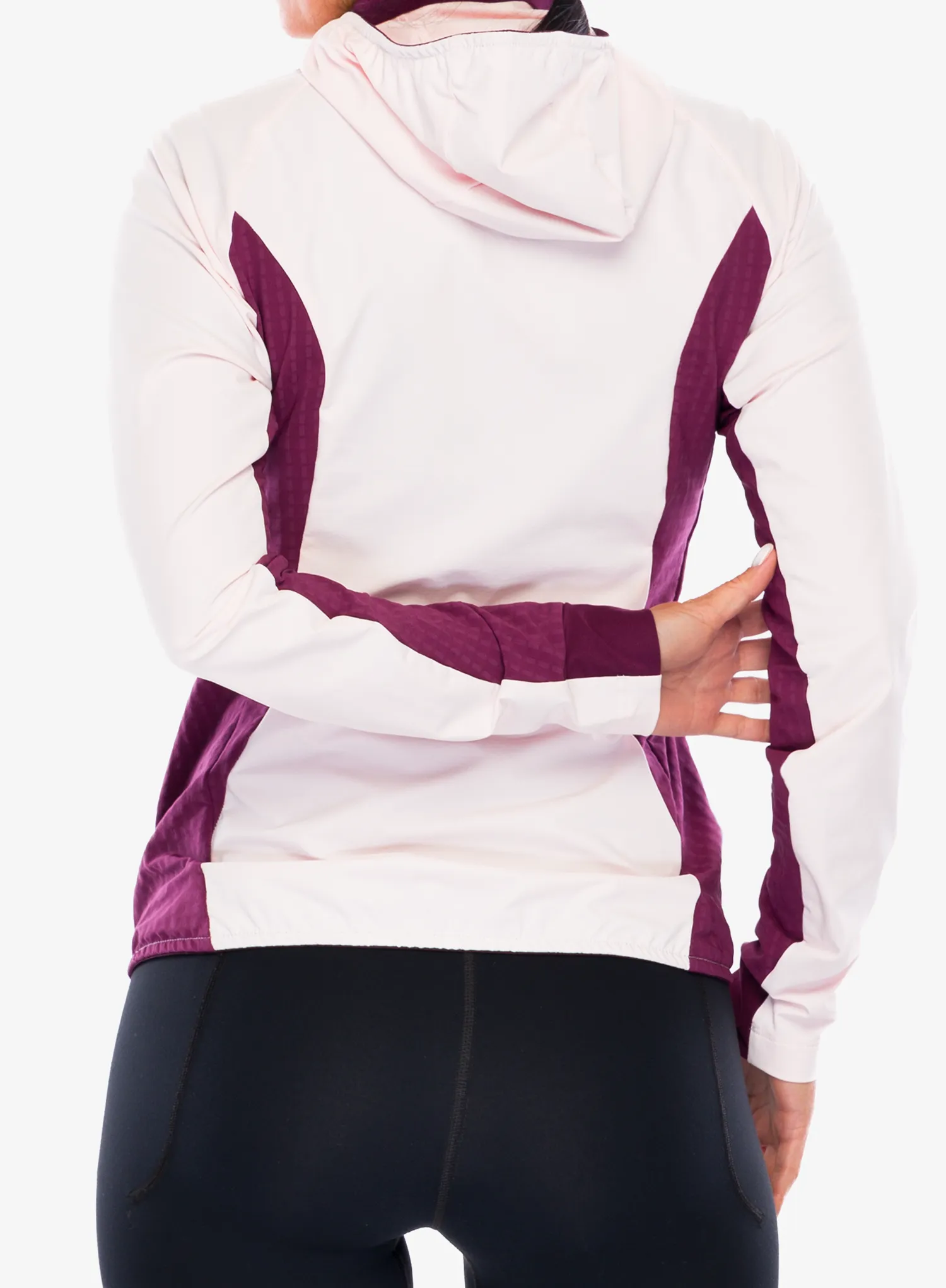 Dámska bežecká mikina Montura Peak Jacket - light rose/wine red