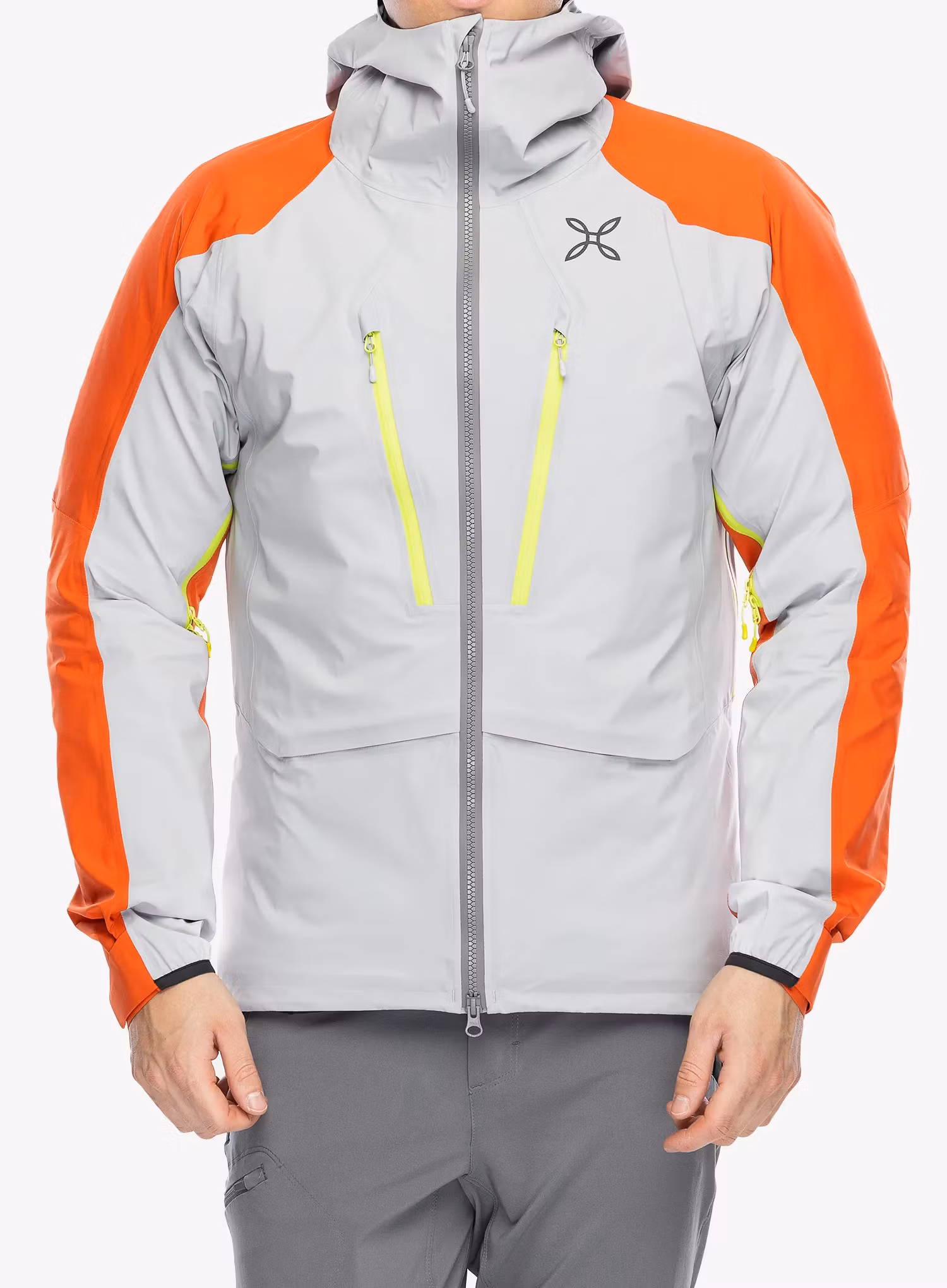 GORE TEX bunda Montura Reactive Jacket - quiet grey/orange