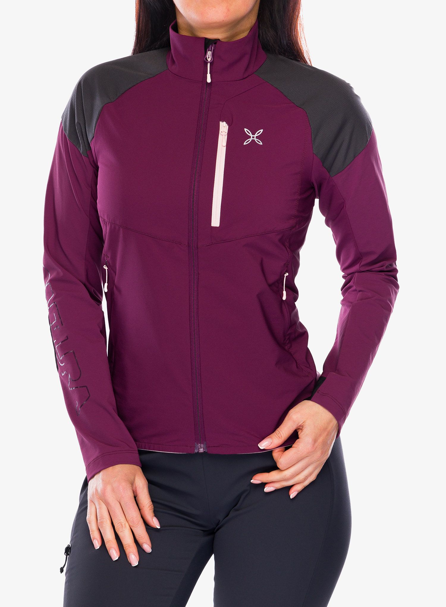 Bunda dámska Montura Spitze Jacket - wine/light rose