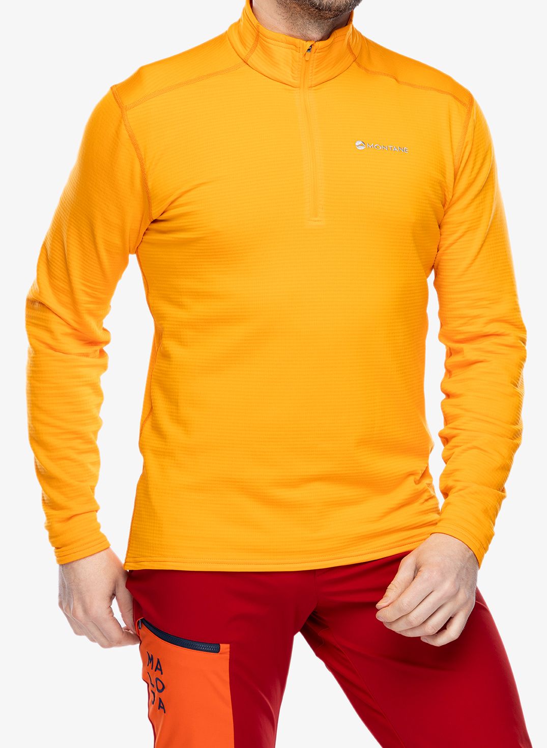 Mikina na zips Montane Protium Lite Pull-On - nagami orange