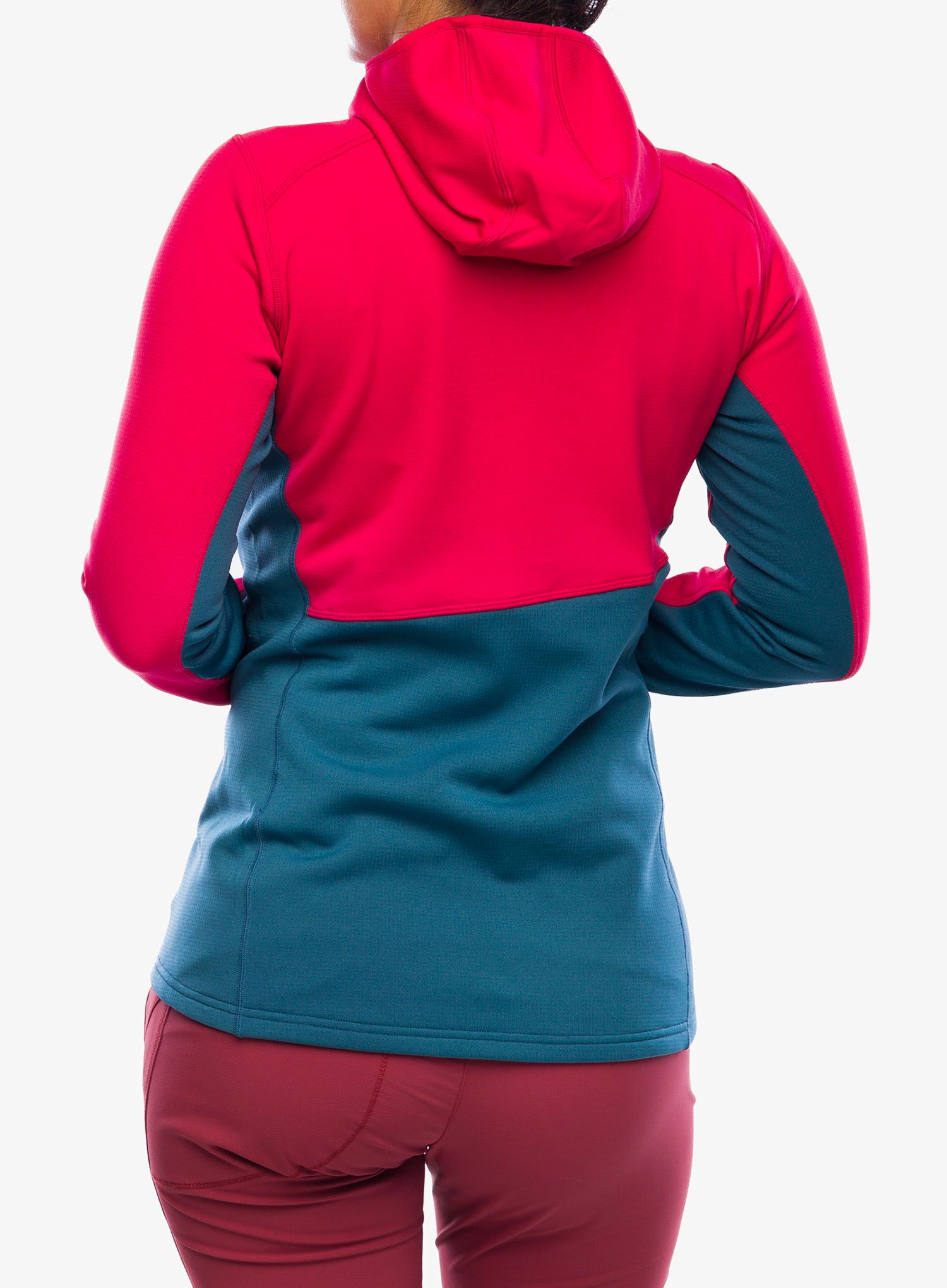 Flísová mikina dámska Mountain Equipment Durian Hooded Jacket - capsicum/majolica