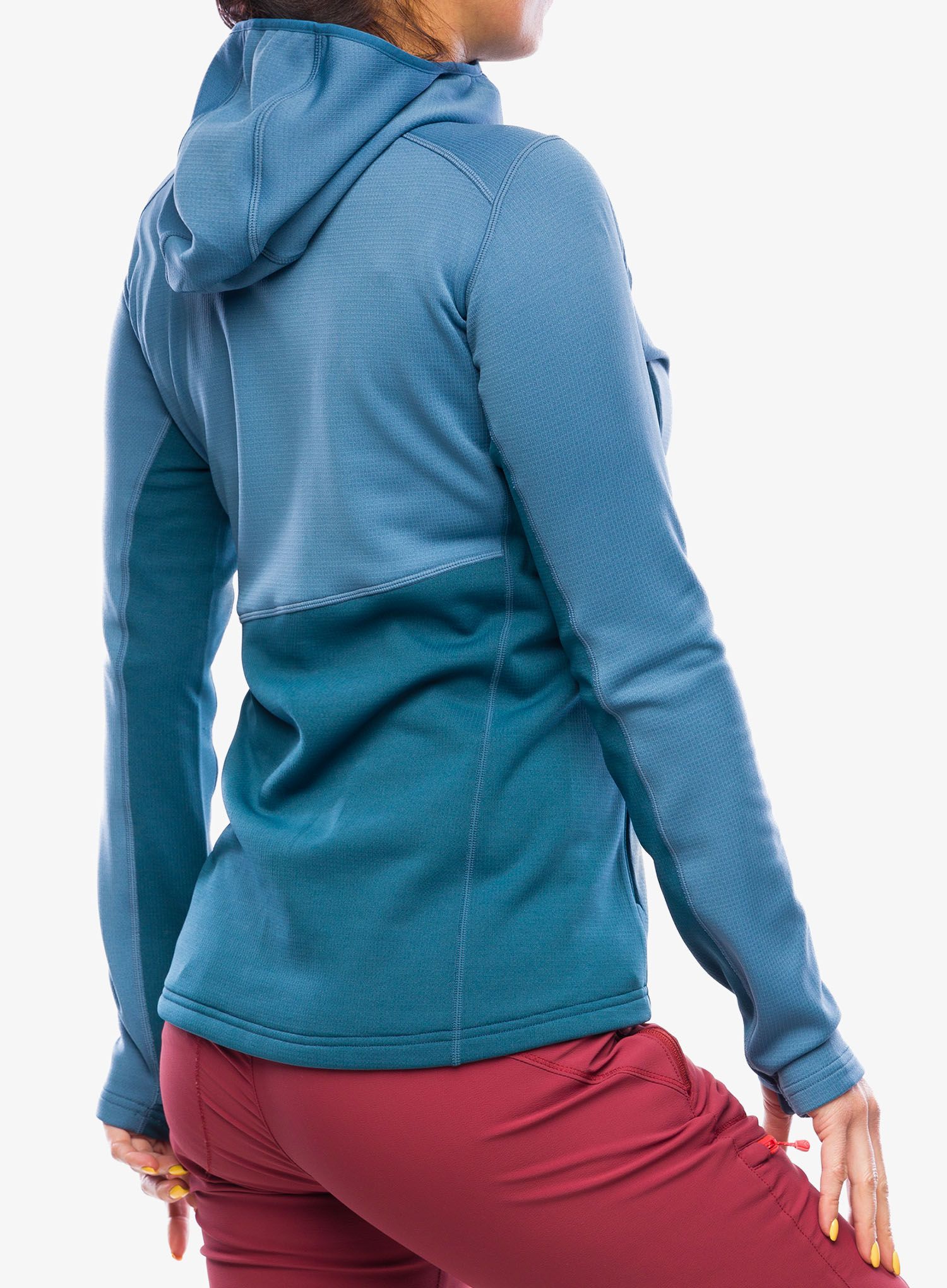 Mikina dámska Mountain Equipment Durian Hooded Jacket - stellar blue/majolica blue
