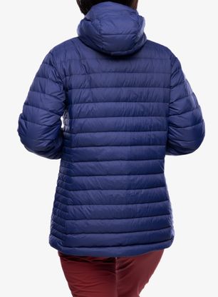 Bunda páperová dámska Mountain Equipment Earthrise Hooded Jacket - amethyst