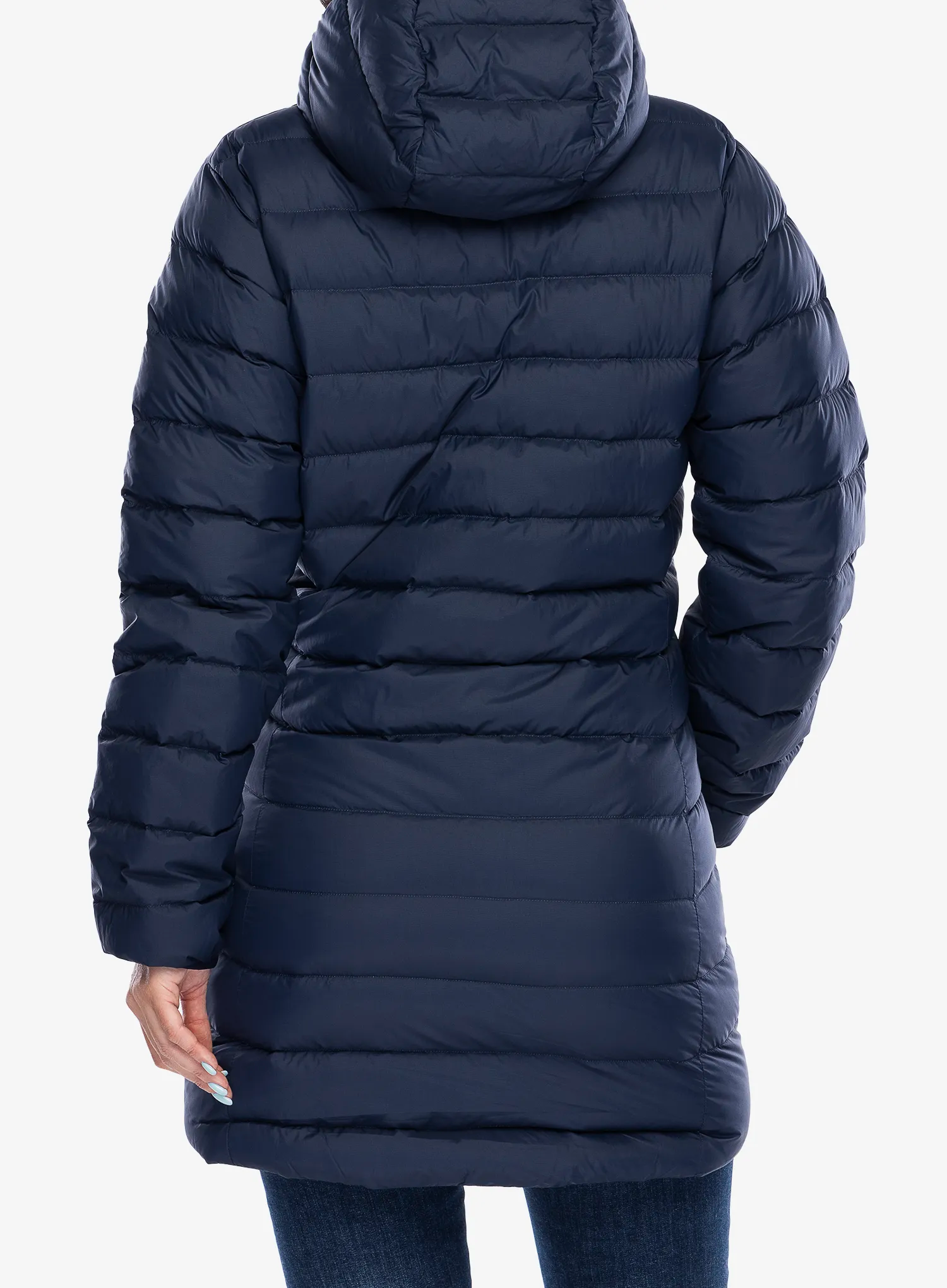 Dámsky páperový kabát Mountain Equipment Earthrise Parka - cosmos