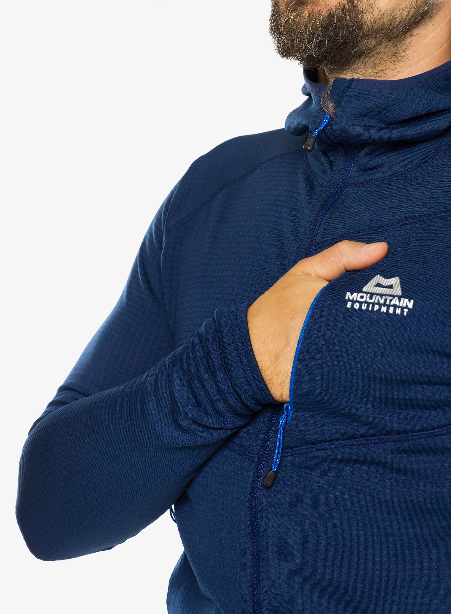 Pánska mikina Mountain Equipment Eclipse Hooded Jacket - medieval blue