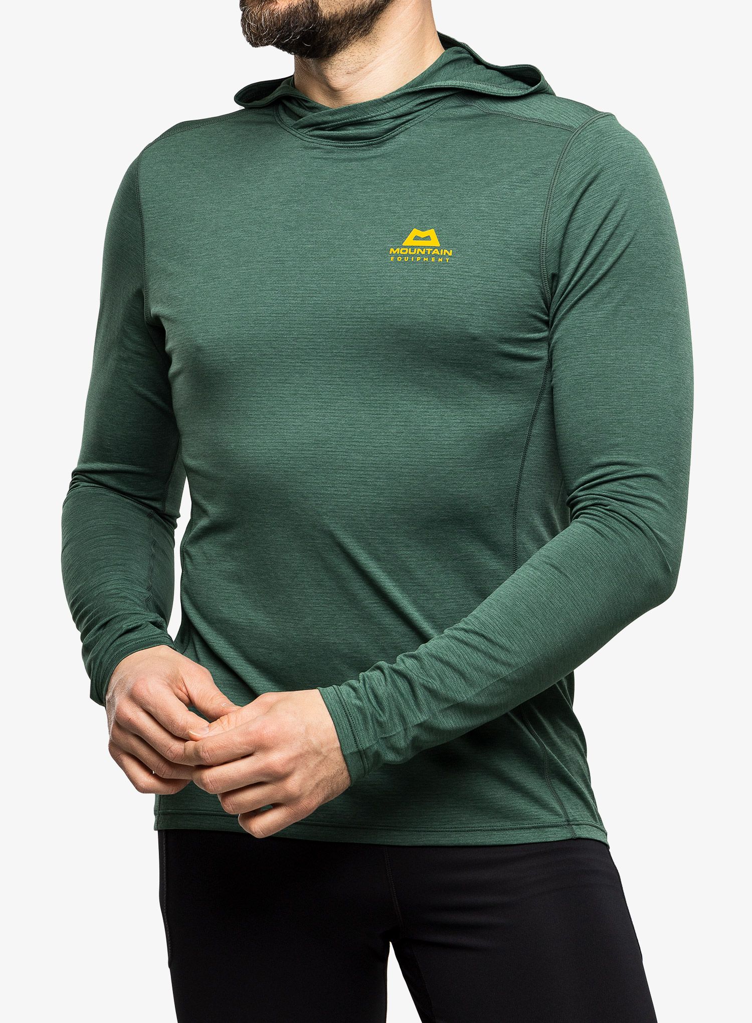 Longsleeve Mountain Equipment Glace Hooded Top - fern