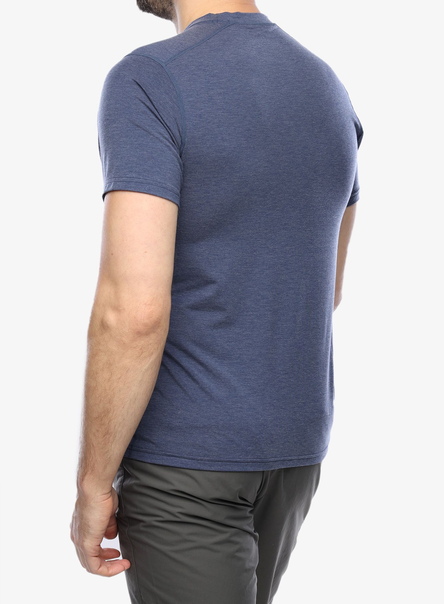 Tričko Mountain Equipment Headpoint Script Tee - medieval blue