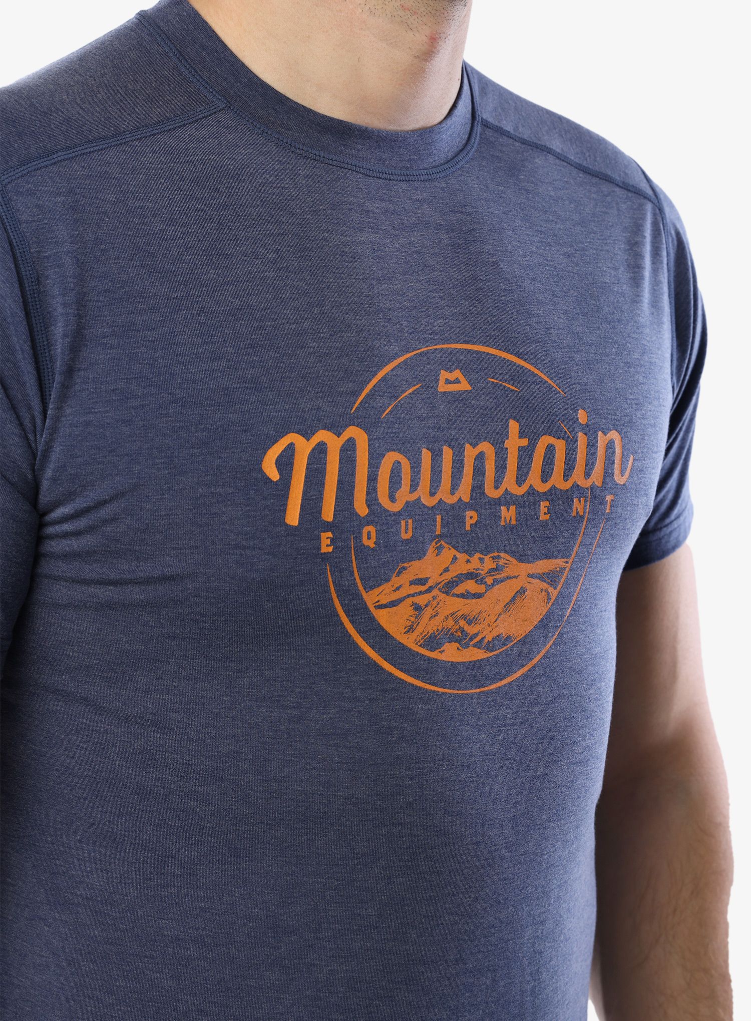 Tričko Mountain Equipment Headpoint Script Tee - medieval blue