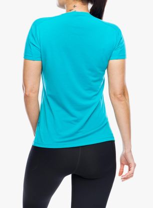 Dámske tričko Mountain Equipment Headpoint Skyline Tee - topaz
