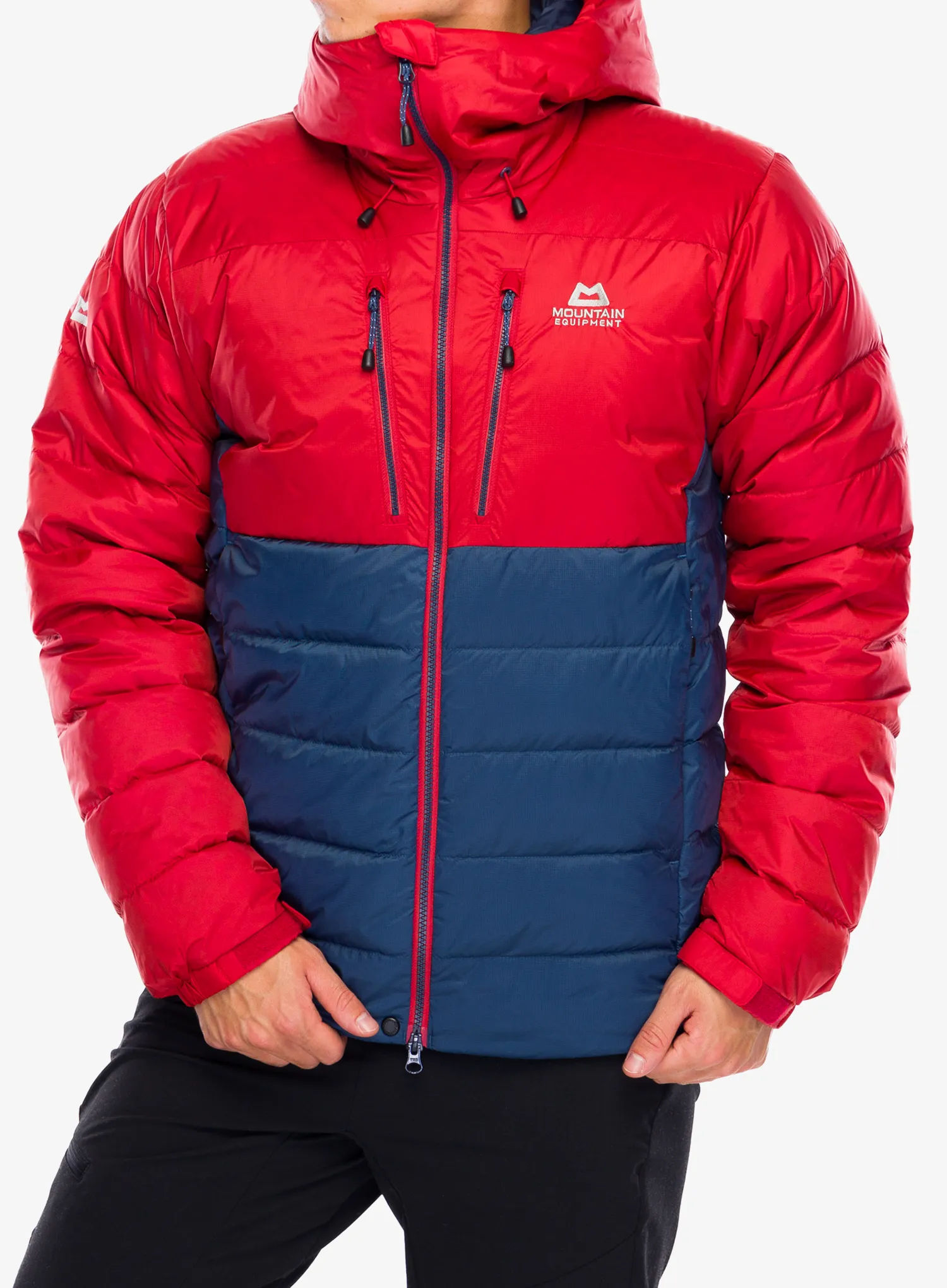 Páperová bunda Mountain Equipment Paiyu Jacket - dusk/red rock