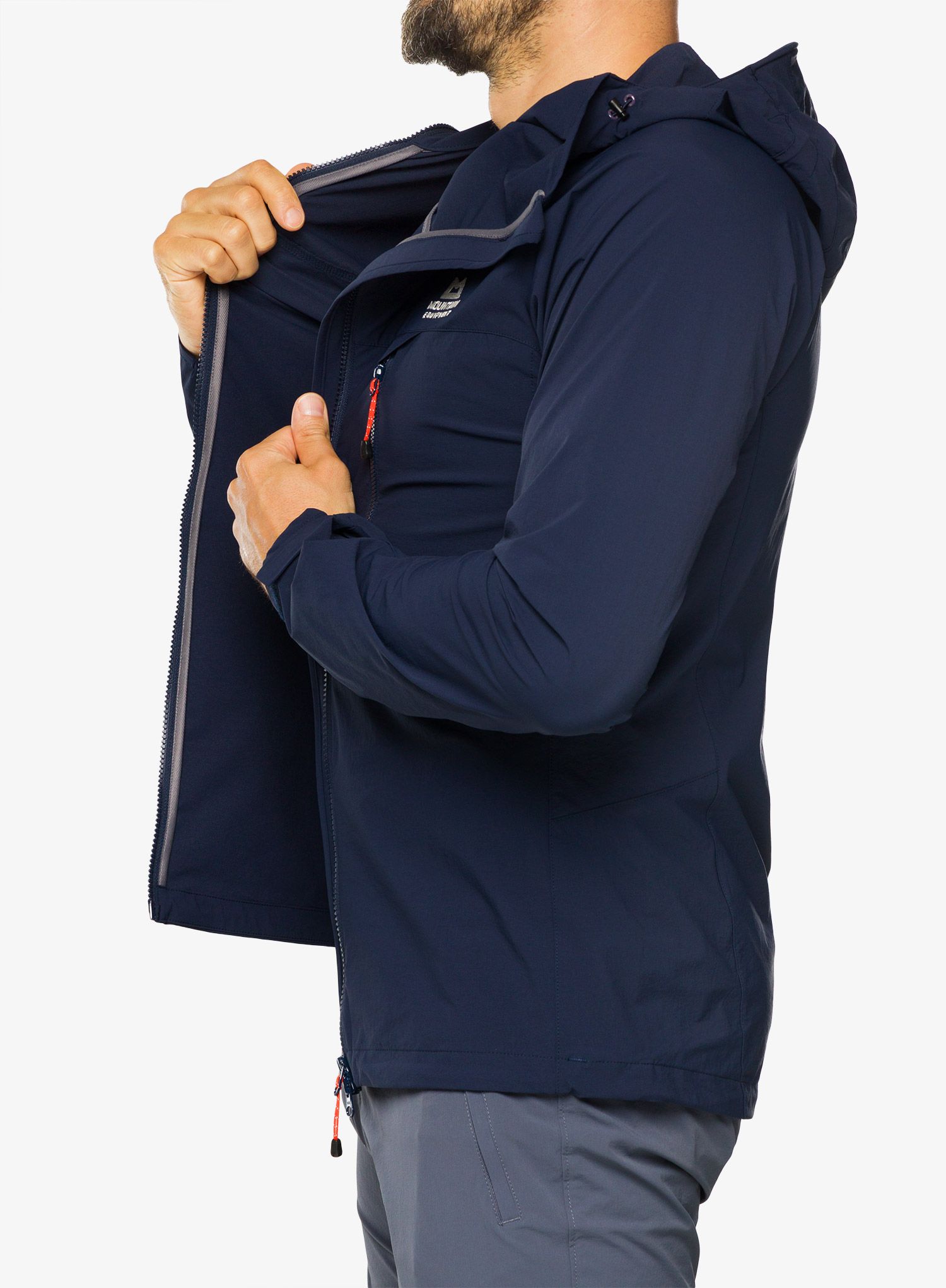 Softshellová bunda Mountain Equipment Squall Hooded Jacket - cosmos