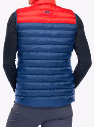 Zateplená vesta Mountain Equipment Superflux Vest - dusk/red rock
