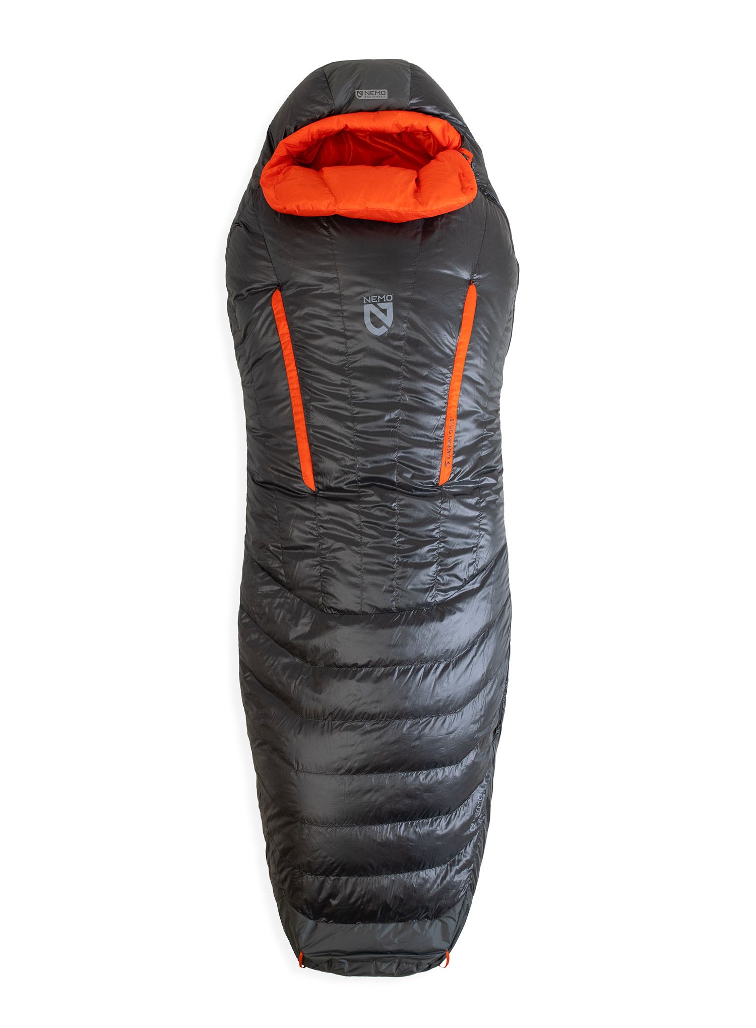 Páperový spacák Nemo Riff 15 Regular Endless Promise (183 cm) - goodnight gray
