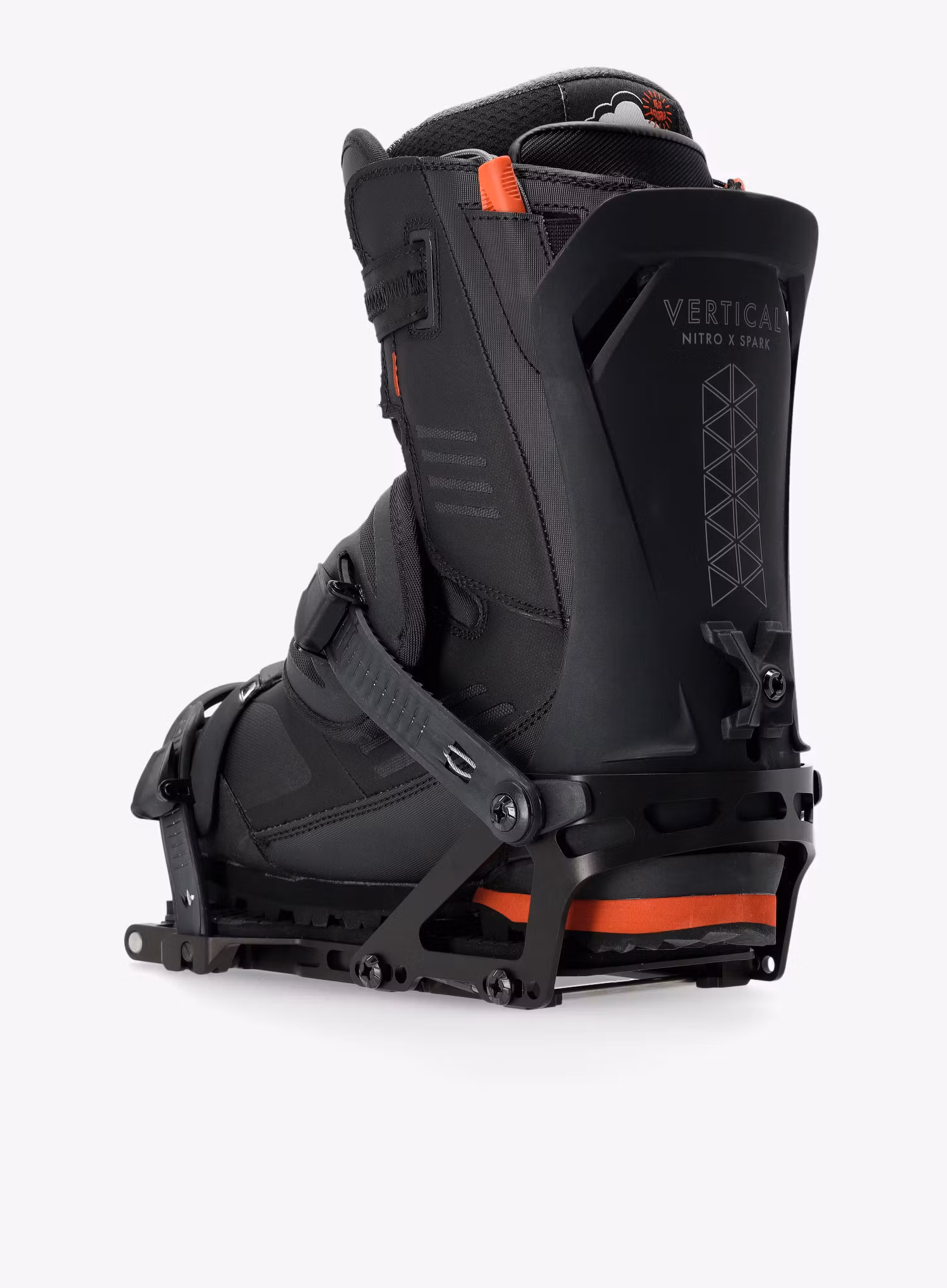 Splitboard viazanie Nitro Vertical ST Splitbinding - black
