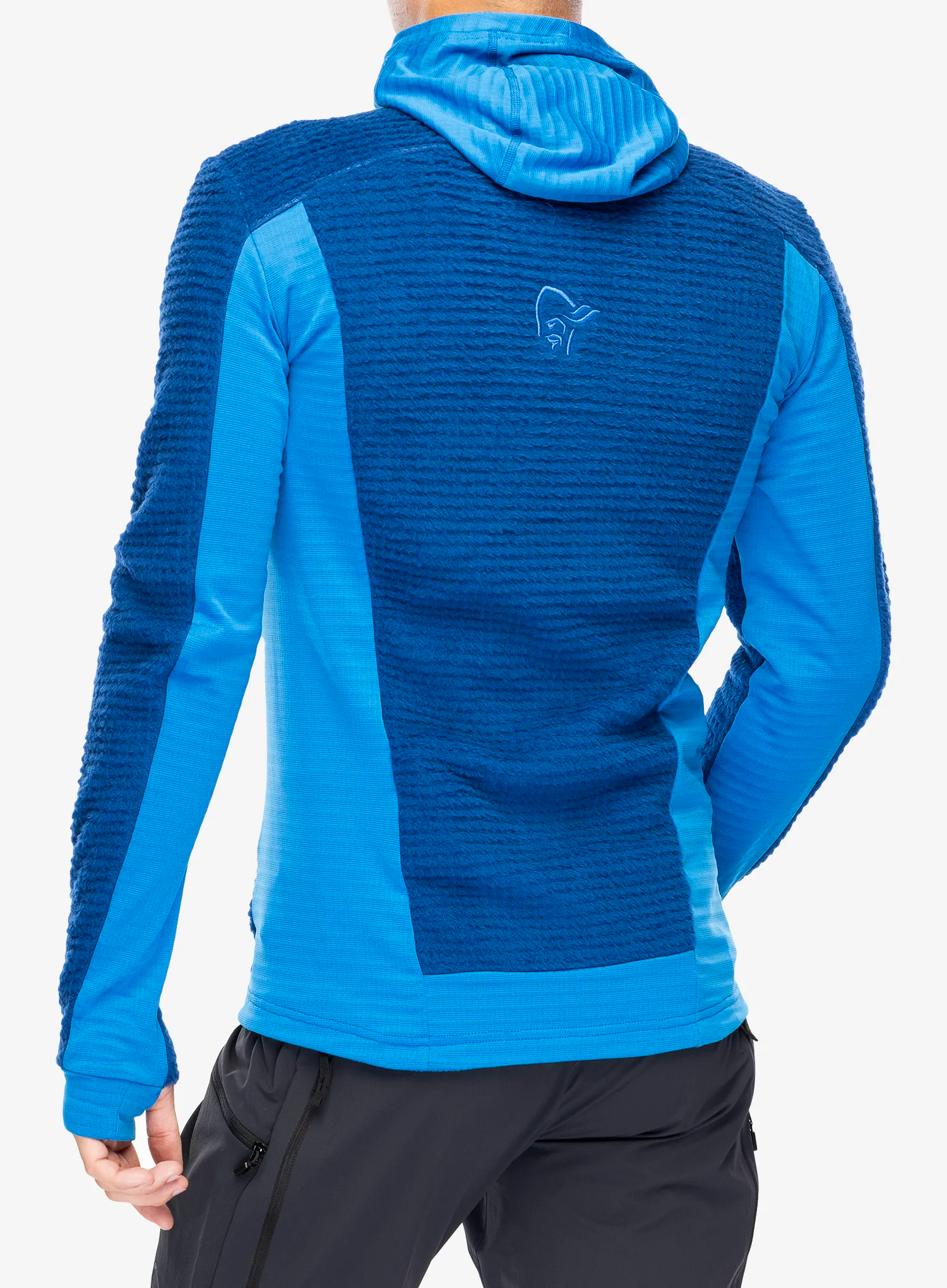 Mikina s kapucňou Norrona Falketind Alpha120 Zip Hood - limoges
