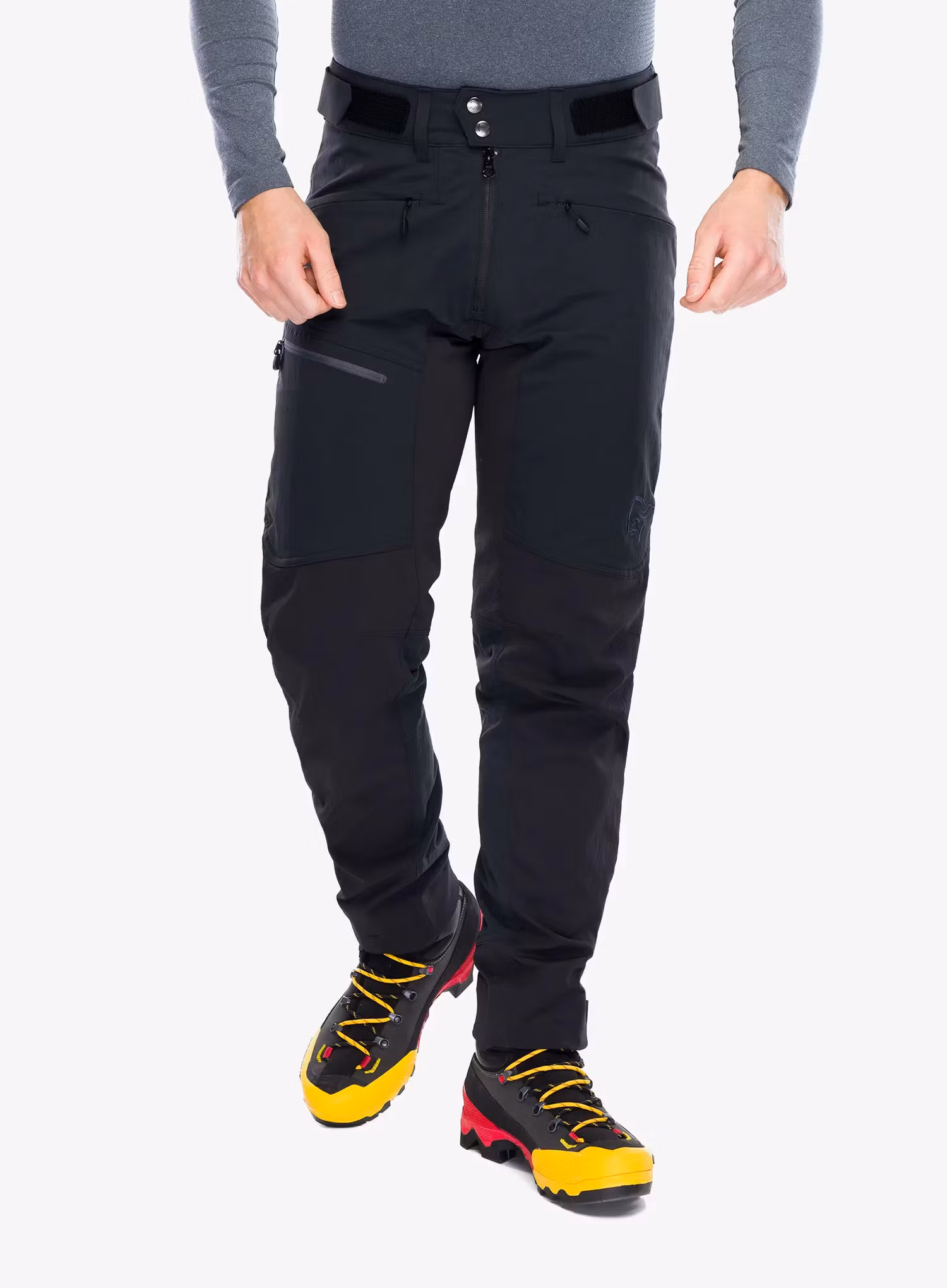 Trekingové nohavice Norrona Falketind Flex1 Heavy Duty Pants - caviar/zip grey