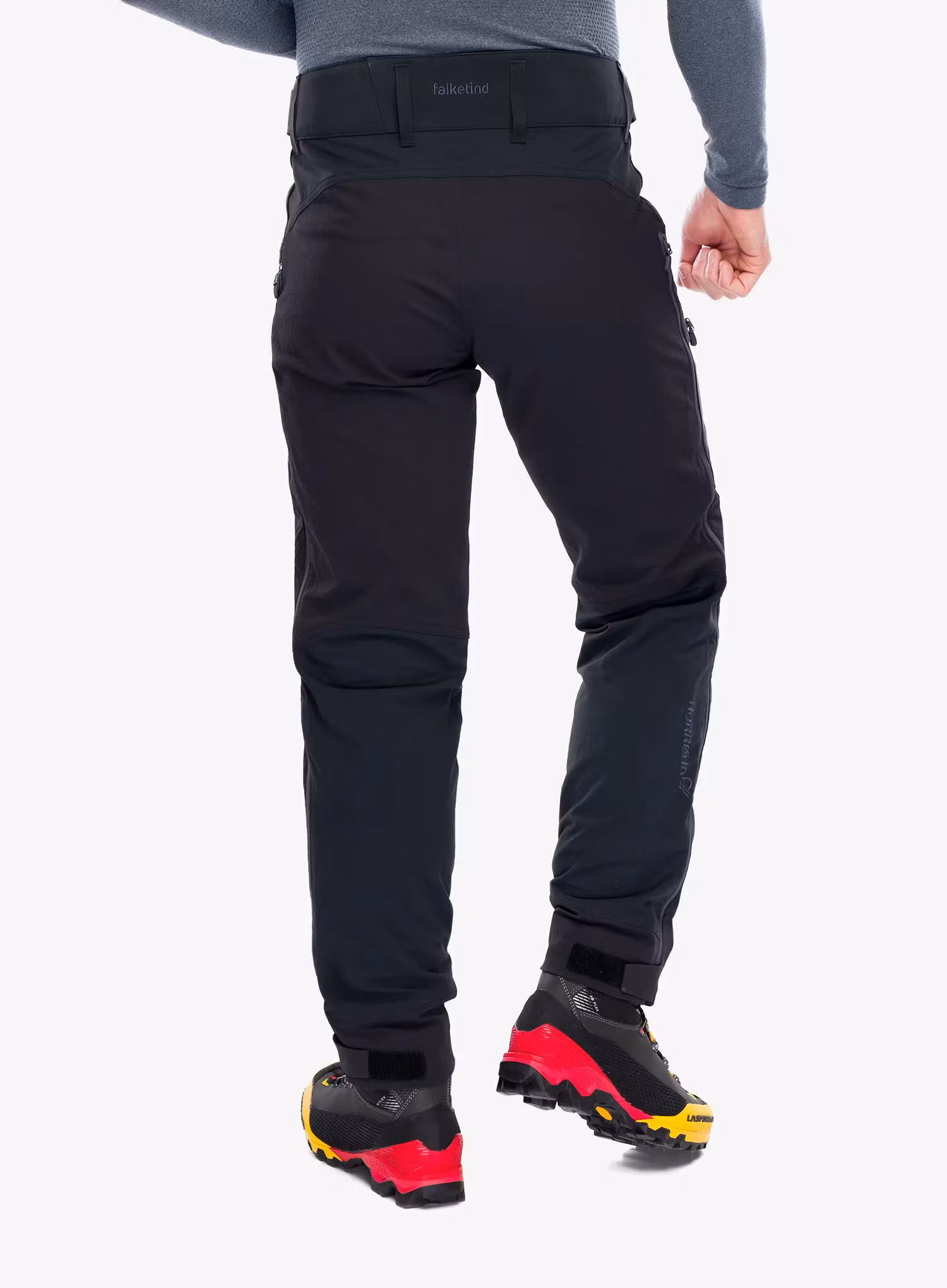 Trekingové nohavice Norrona Falketind Flex1 Heavy Duty Pants - caviar/zip grey