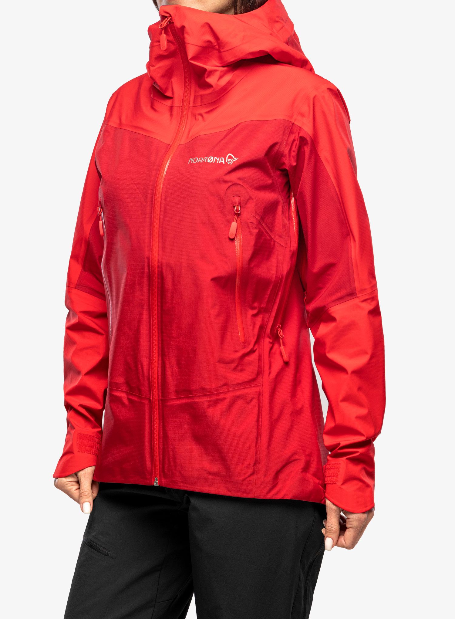 Bunda dámska Norrona Falketind GORE-TEX Jacket - jester red/true red