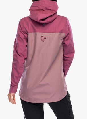 Bunda dámska Norrona Femund Cotton Jacket - grape shake