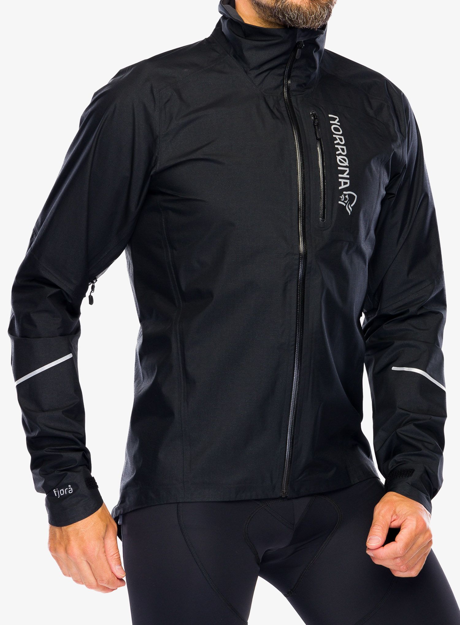 Cyklistická bunda Norrona Fjora Dri1 Jacket - caviar