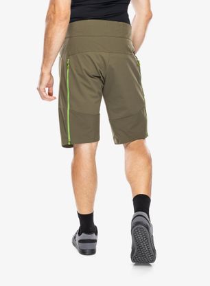 Cyklo šortky Norrona Fjora Flex1 Mid Weight Shorts - olive night/norrona green