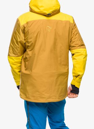 Lyžiarska bunda Norrona Lofoten GORE-TEX Thermo80 Jacket - camelflage