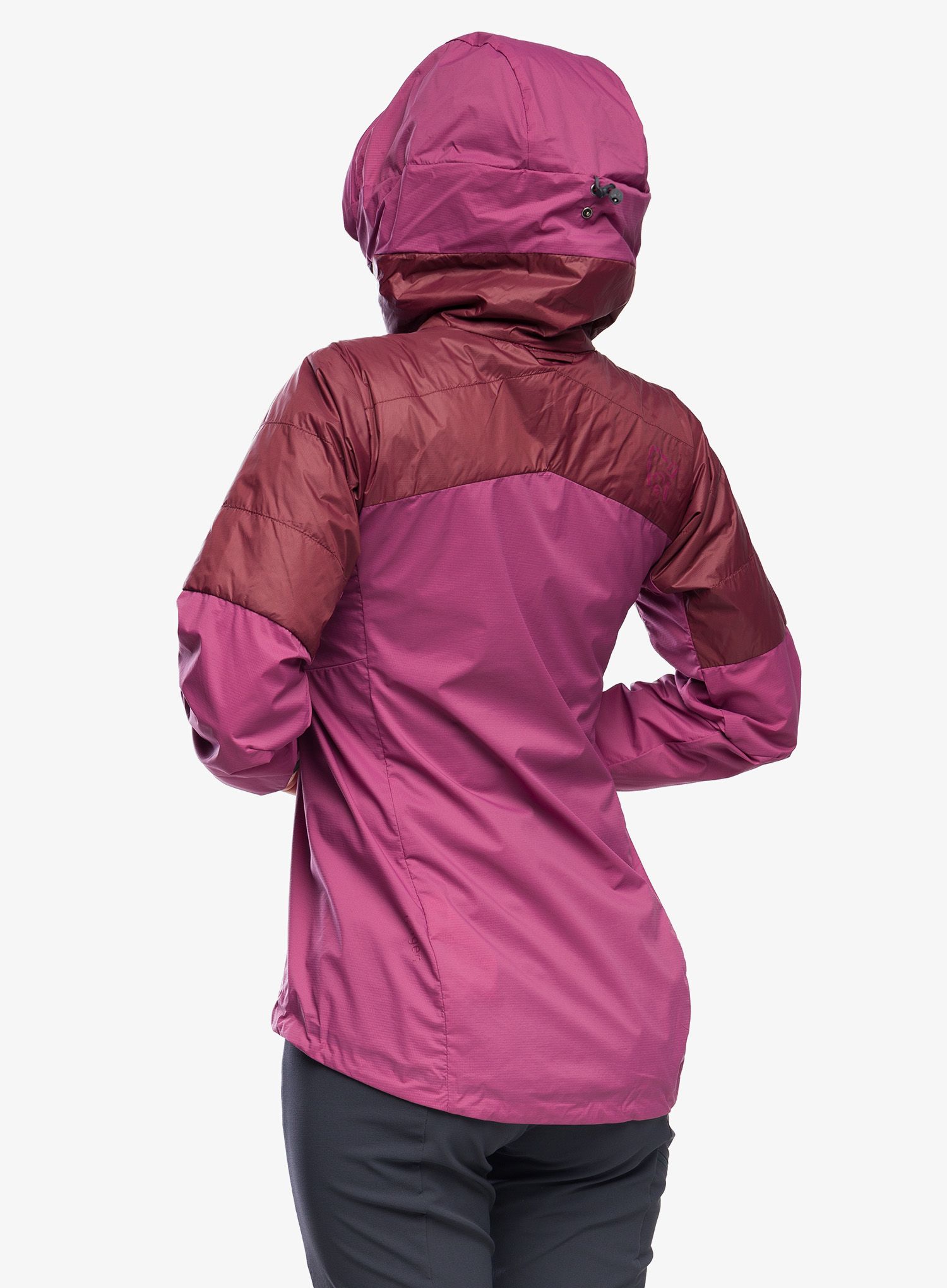 Dámska hybridná bunda dámska Norrona Lyngen Aero80 Insulated Zip Hood - violet quartz