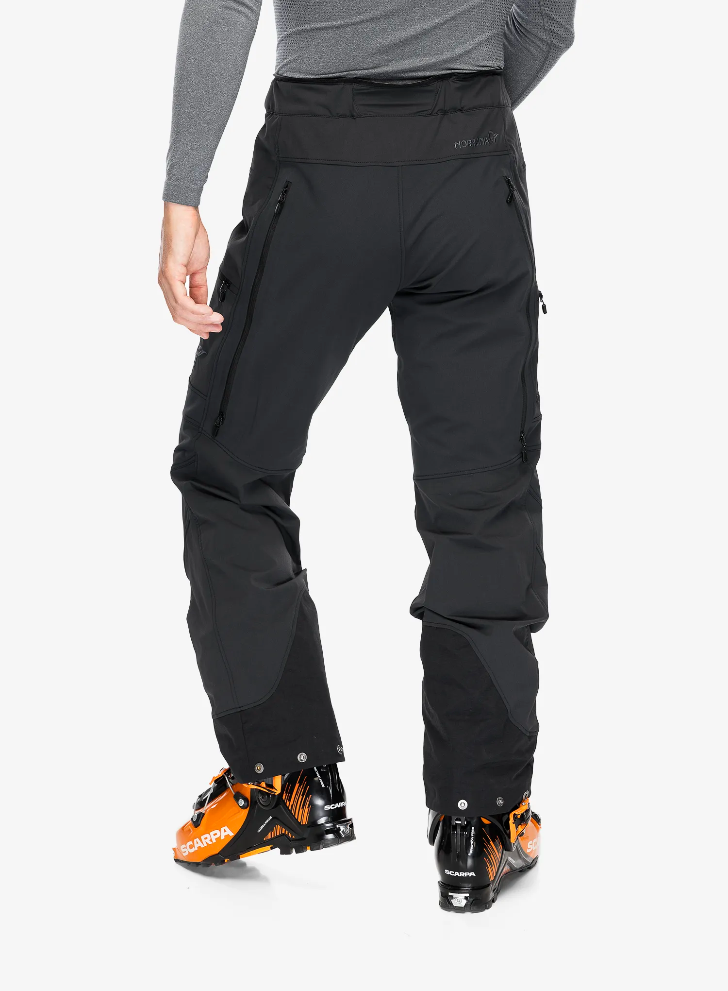 Softshellové nohavice Norrona More Flex1 Pants - caviar