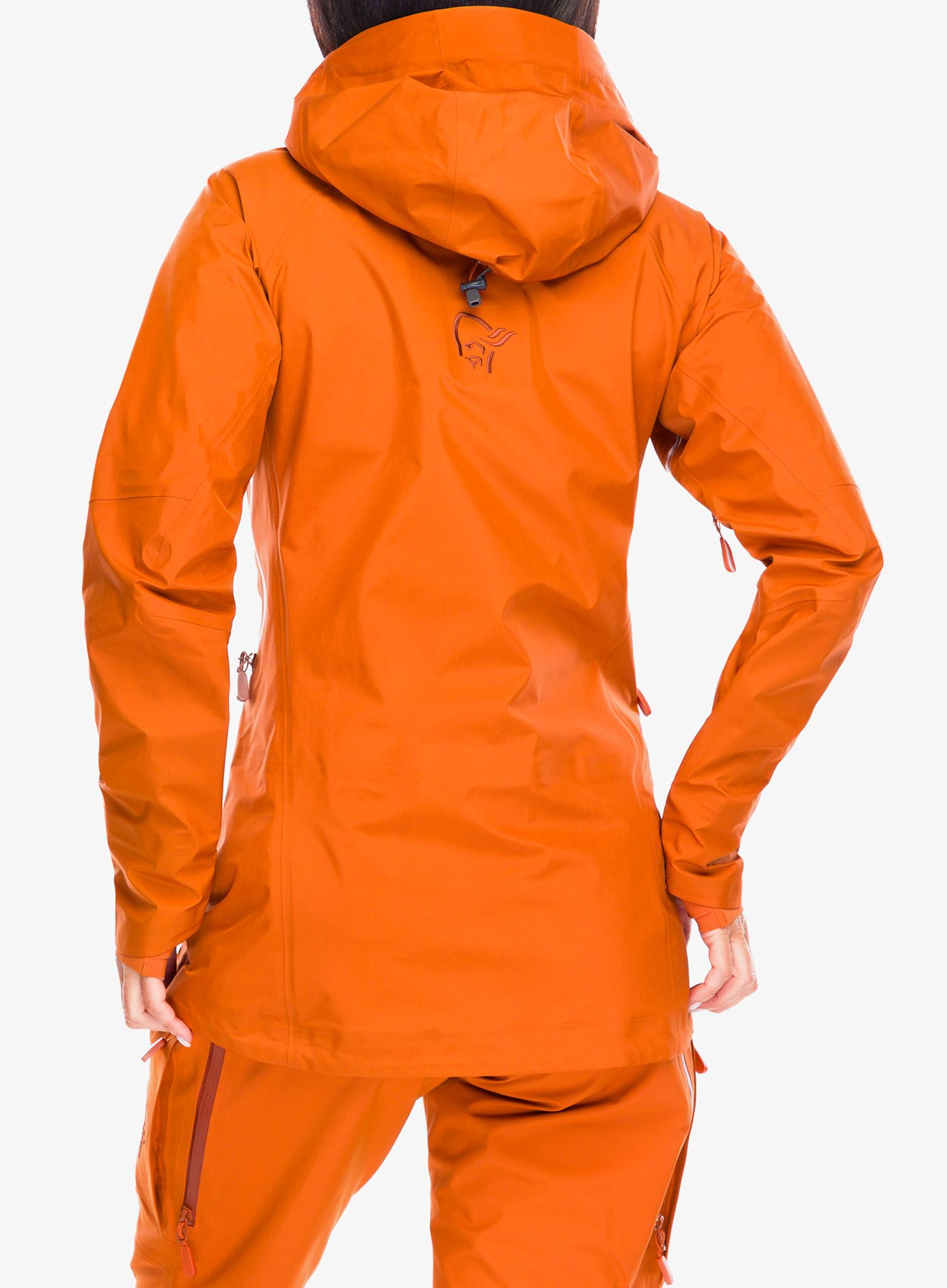 Nepremokavá bunda dámska Norrona More GORE-TEX Jacket - gold flame