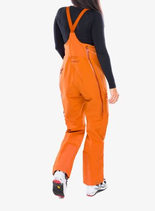Dámske nohavice Norrona More GORE-TEX Salopette - gold flame/flame