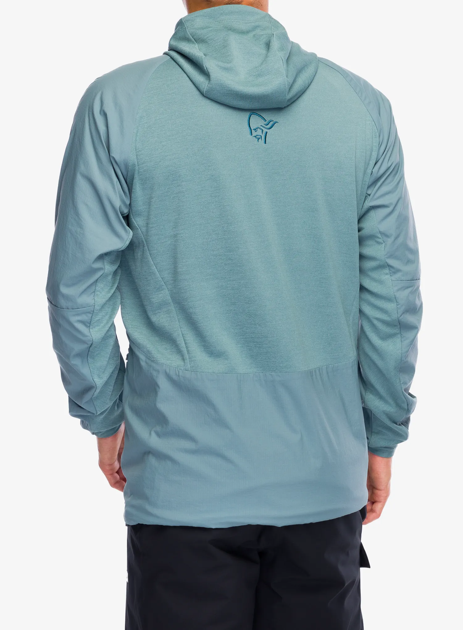 Hybridná bunda Norrona More Octa Zip Hood - trooper