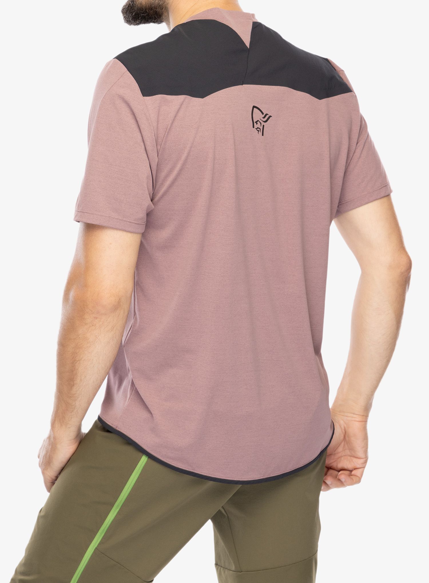 Cyklistické tričko Norrona Skibotn Equaliser Tech T-Shirt - grape shake