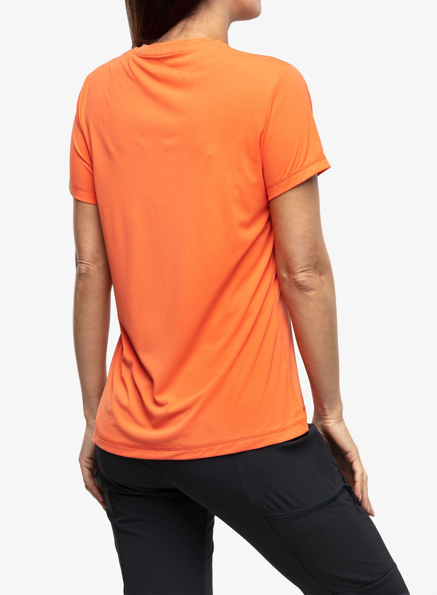 Dámske tričko Norrona Tech T-Shirt - orange alert