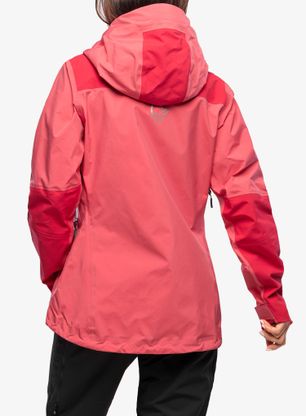 Bunda dámska Norrona Trollveggen Gore-Tex Pro Light Jacket - honeysuckle/virtual pink