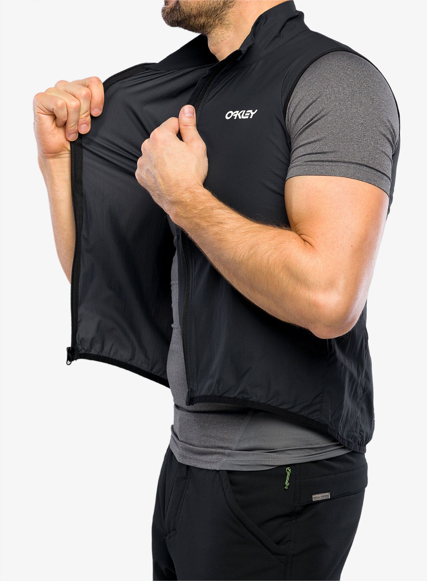 Pánska vesta Oakley Elements Pkble Vest - blackout