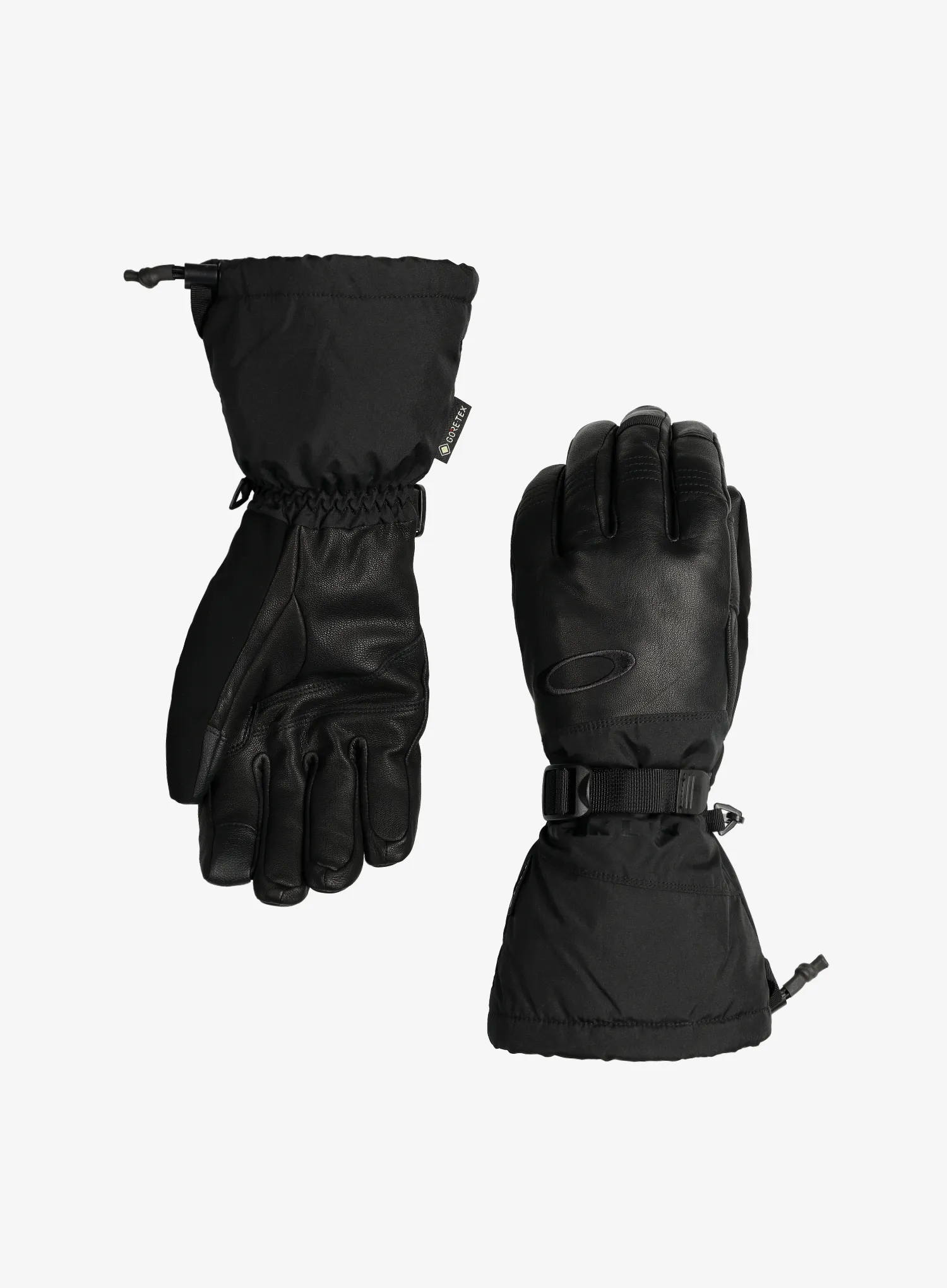 Turistické rukavice Oakley Ellipse Goatskin Gauntlet Gloves - blackout