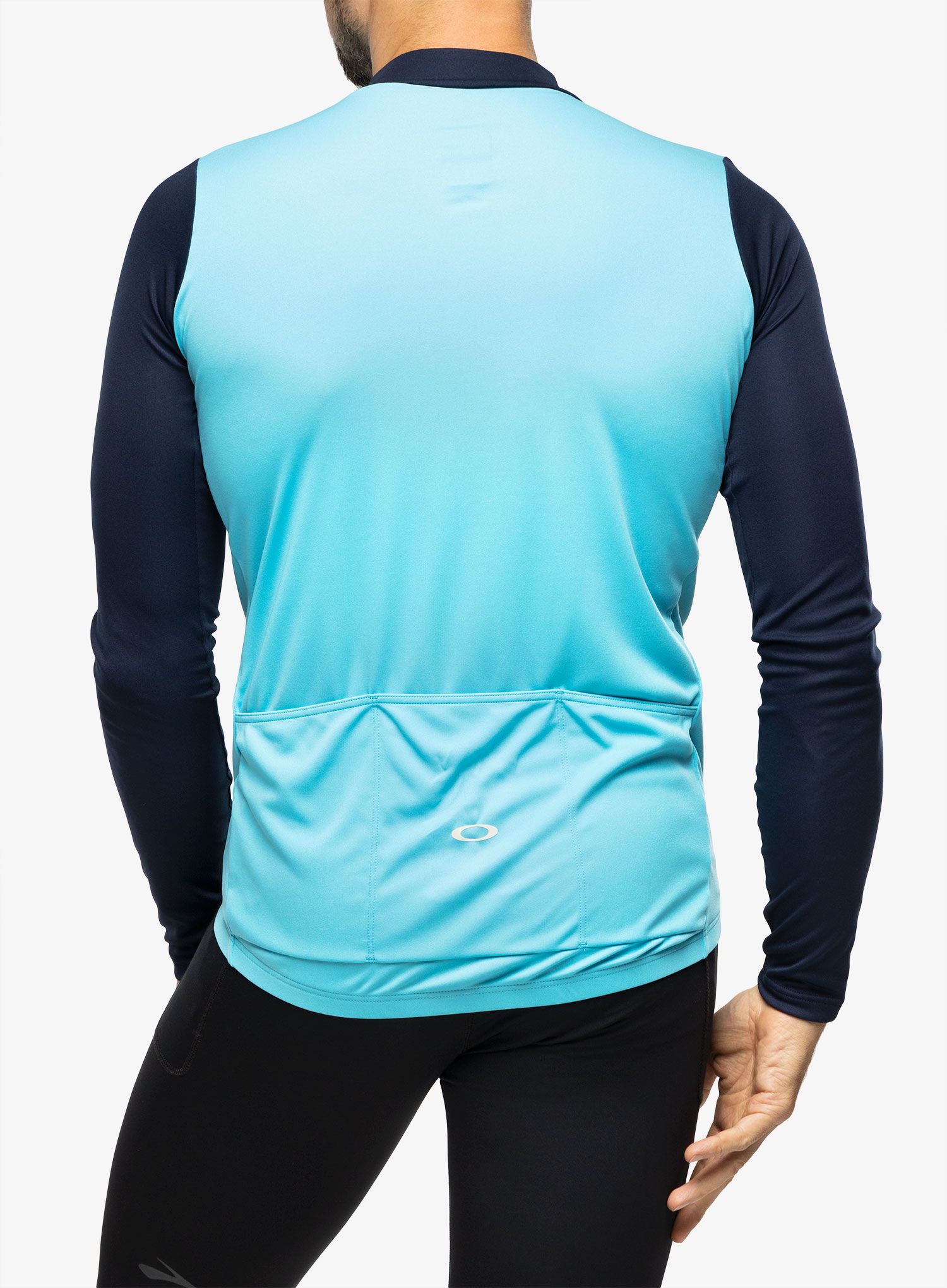 Cyklistický dres Oakley Icon Classic L/S Jersey - bright blue