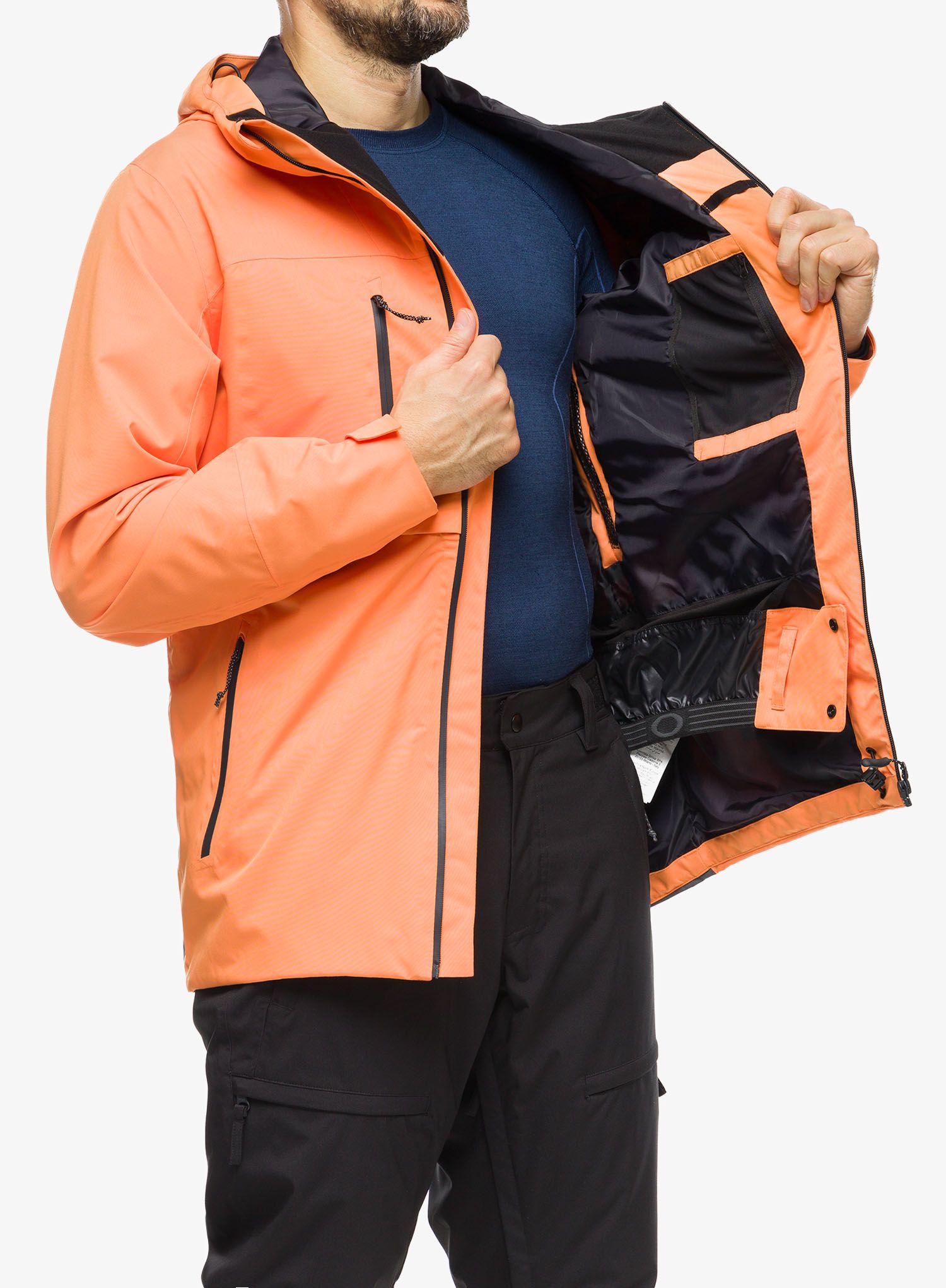 Lyžiarska bunda Oakley Kendall RC Shell Jacket - soft orange