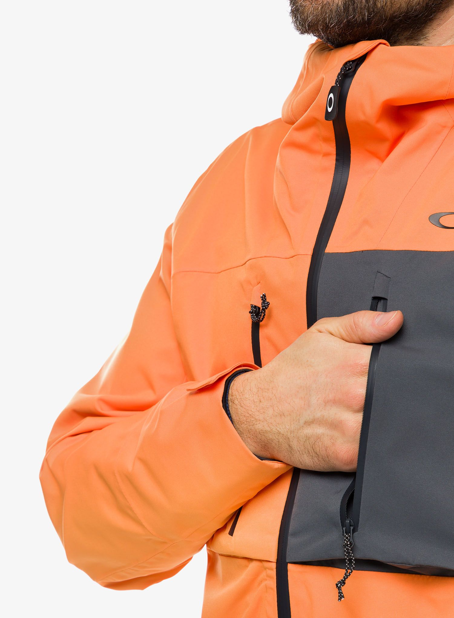 Lyžiarska bunda Oakley Kendall RC Shell Jacket - soft orange