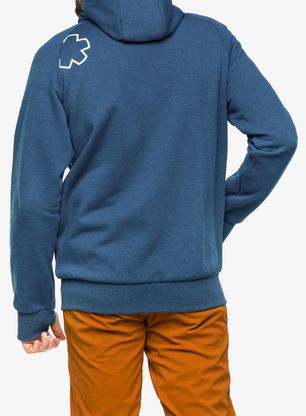 Mikina s kapucňou Ocun Hoodie Zipper - blue opal/excalibur