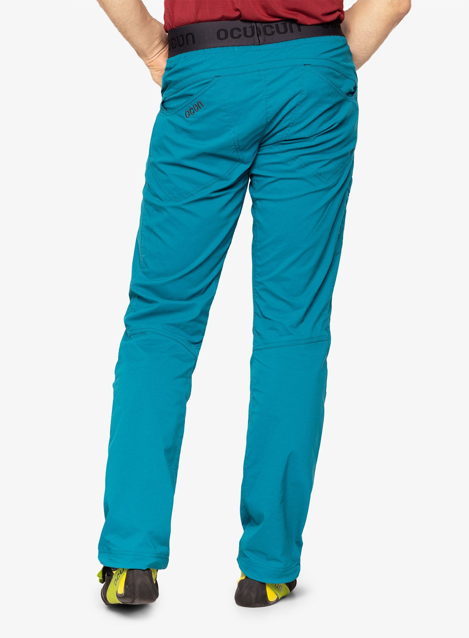 Lezecké nohavice Ocun Mania Eco Pants - turquoise deep lagoon
