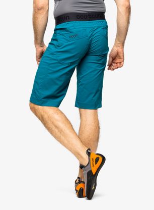 Lezecké kraťasy Ocun Mania Eco Shorts - turquoise deep lagoon