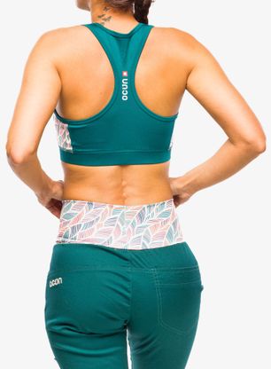 Športová podprsenka Ocun Misty Bra - green deep teal