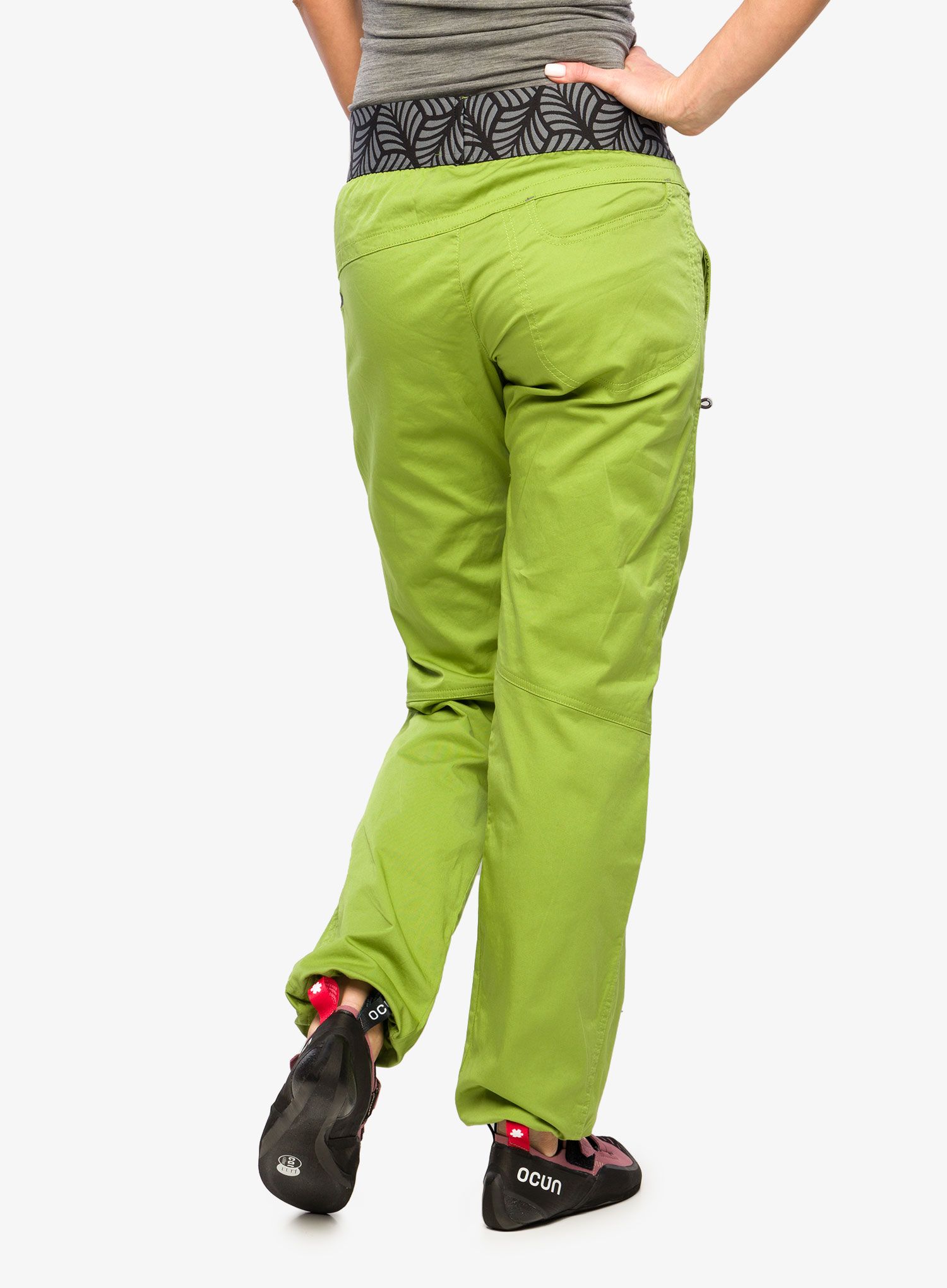 Lezecké nohavice dámske Ocun Pantera Organic Pants - green peridot