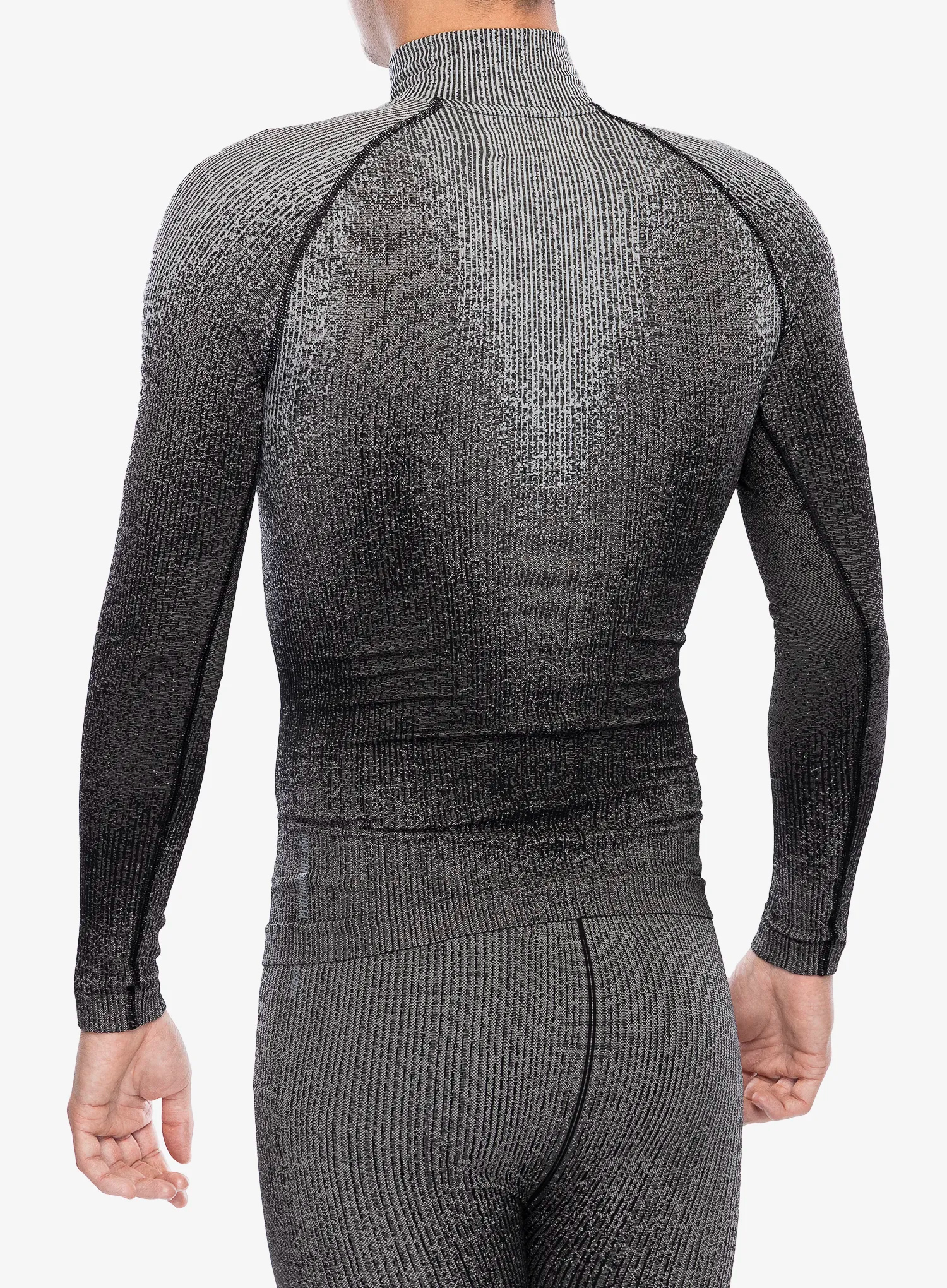 Funkčné tričko Odlo Blackcomb Eco BL Top Turtle Neck LS Half Zip - black