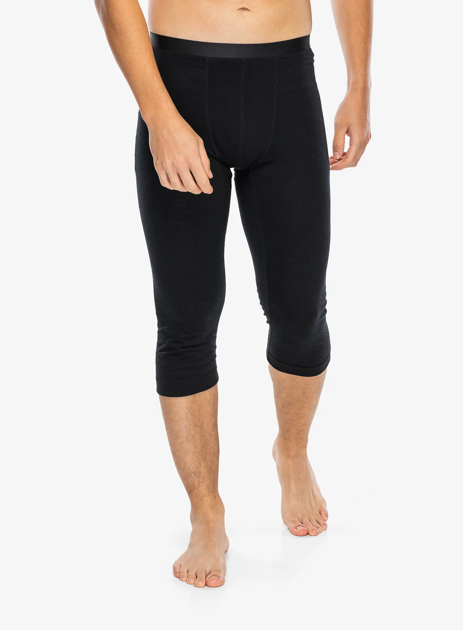 Funkčné legíny Odlo Merino 200 BL Bottom 3/4 - black