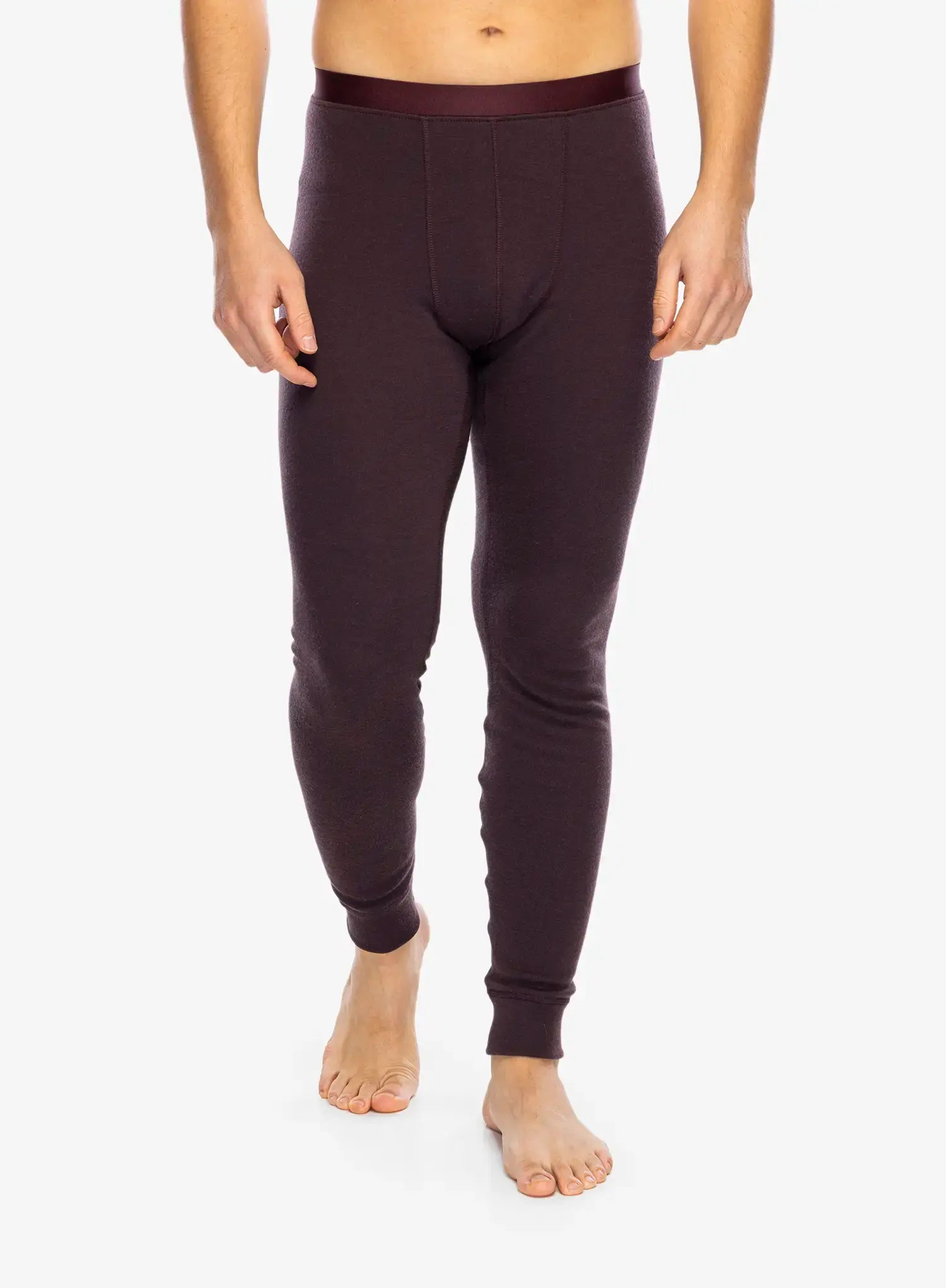 Funkčné legíny Odlo Merino 260 BL Bottom Long - fudge