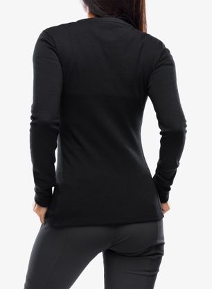 Dámske funkčné tričko Odlo Merino 260 BL Top Crew Neck LS - black