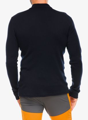 Funkčné tričko Odlo Merino 260 BL Top Turtle Neck LS Half Zip - black
